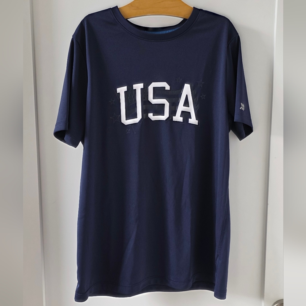 All in Motion Navy USA Active Tee